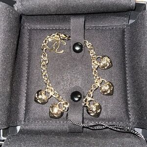 Chanel silver charm bracelet